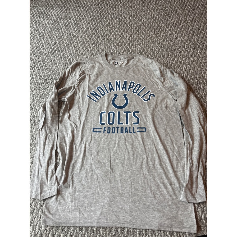 Indianapolis Colts NFL Team Apparel Long Sleeve T-Shirt Mens Medium Brand New‎